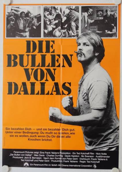 Die Bullen von Dallas originales deutsches Filmplakat